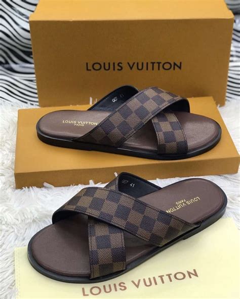 louis vuitton slippers with lock|Louis Vuitton slippers for men.